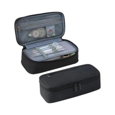 Imagem de Estojo De Armazenamento De Material Escolar De Grande Capacidade Em Te