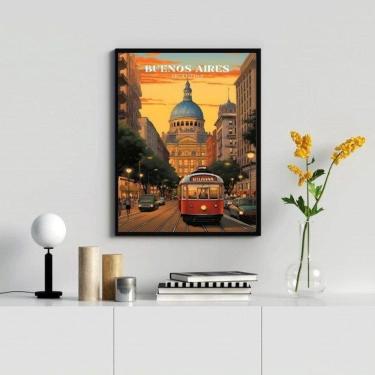 Imagem de Quadro Decorativo Buenos Aires - Argentina 45X34Cm