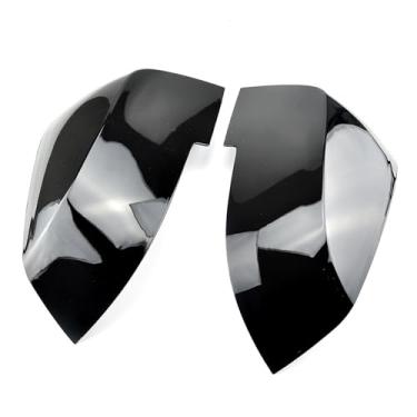 Imagem de Capa Para Espelho Lateral Do Carro, Capa Para Espelho Retrovisor, Preto De Carbono, Compatível Com BMW F20 F21 F87 F23 F30 F36 X1 E84 M2-Style 2013-2020(Black pair)