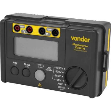 Imagem de Megômetro Digital, 5,5 Gohms, 100 V - 1.000 V, Vonder OstenVonder