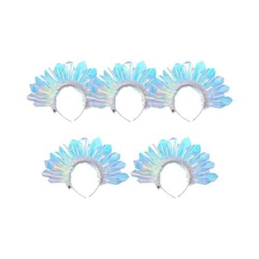 Imagem de Tiara De Laser Brilhante Com Luzes Para Halloween, Natal, Festas, Show