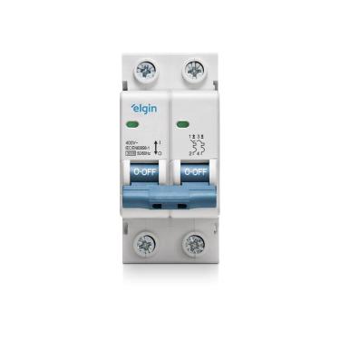 Imagem de Mini Disjuntor Bipolar Curva C MCB 3KA - 2 Polos 50A Bivolt