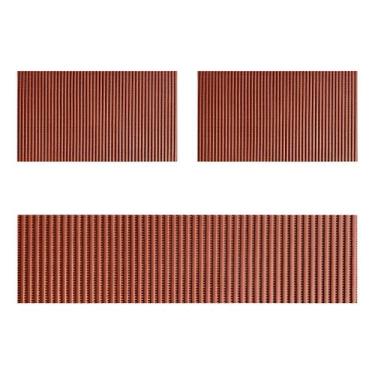 Imagem de Conjunto 3 Tapetes Cozinha Banheiro Compacto Passadeira Duna - Tokdeca