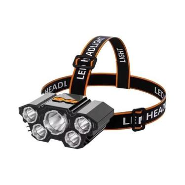Imagem de Lanterna De Pesca LED Ultra Brilhante À Prova d'Água Com Cinco Lâmpada