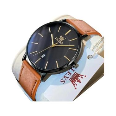 Imagem de Relógio De Quartzo À Prova d'Água Para Homens OLEVS 5869 Com Mostrador