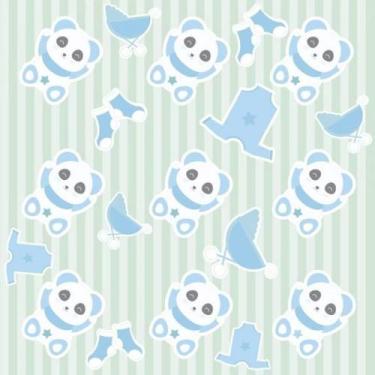 Imagem de Papel De Parede Infantil Ursinho Menino - Drop de Casa