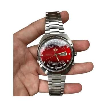 Imagem de Relógio Mecânico Automático Unissex De Aço Inoxidável Orient Com Mostr