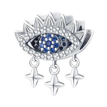 Imagem de Berloques De Prata 925 Olho Do Diabo Femininos Para Pulseiras Qikaola 