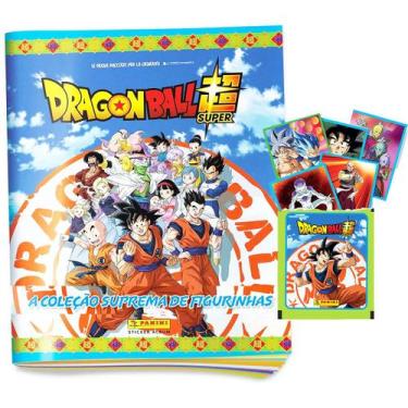 Imagem de Album de Figurinhas Dragon Ball Super 2026 + 60 Figurinhas Anime Goku 