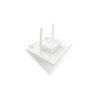 Imagem de Prateleira Porta Modem e Roteador PRAT-K Utilita 24cm Branca MDP