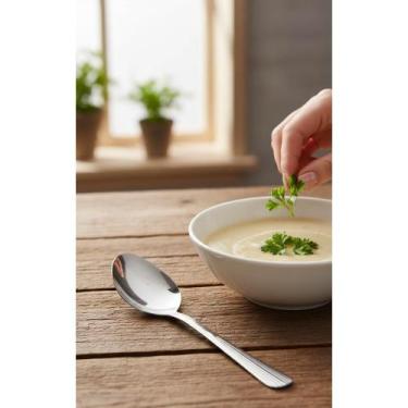 Imagem de Kit 24 Colheres De Sopa Inox Elegantes Promoção - Congratulations Stor