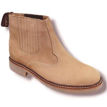 Imagem de Botina Masculina Oliveira Vira Comum Couro Sapatao-Masculino