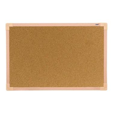 Imagem de Quadro De Aviso 90x60 Cortiça Para Escritório Industrial Cor - Congrat