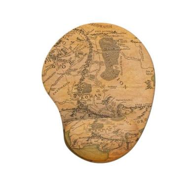 Imagem de Mouse pad Ergonômico Mapa da Terra Média - Starnerd