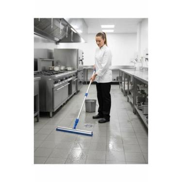 Imagem de 2x Rodo Limpeza Piso Seco/Molhado Articulado Azul 45cm - Congratulatio