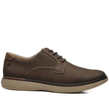 Imagem de Sapato Casual Pegada Masculino em Couro Chocolate 127603-05-Masculino