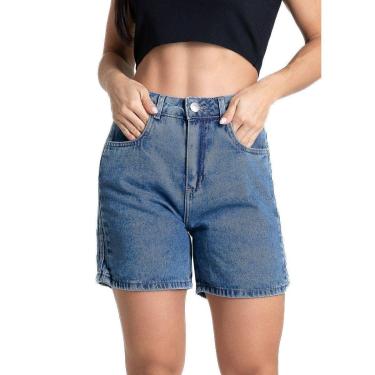 Imagem de Shorts Jeans Sawary - 282204 - Azul médio 40-Feminino