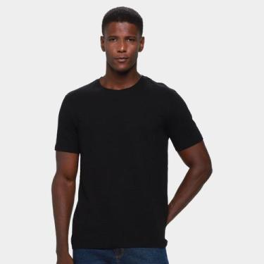 Imagem de Camiseta Hering Casual Masculina, Preto, G