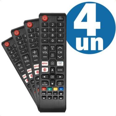 Imagem de Controle Remoto Compatível com TV Samsung Smart T4300 T5300 Netflix Pr