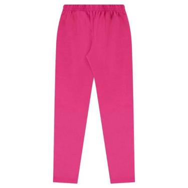 Imagem de Calça Legging Infantil em Cotton Bee Loop, Rosa, 1