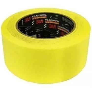 Imagem de Kit fita crepe amarela alta performance 48mmx40m 5un 3m