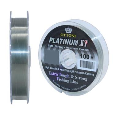 Imagem de Linha Pesca Monofilamento Platinum Xt 100m 0.35m Sup. 15.6kg - Ottoni