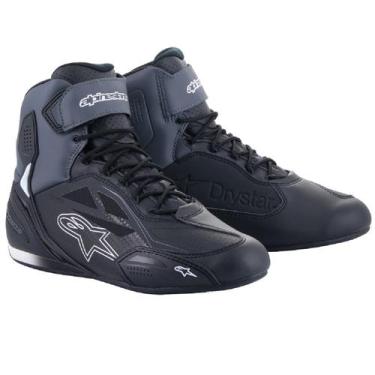 Imagem de Tenis Pilotagem Alpinestars Faster 3 Impermeável Cinza Moto, 40