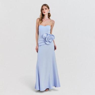 Imagem de Vestido Longo Ave Rara Sunset Serenity, T azul, 40