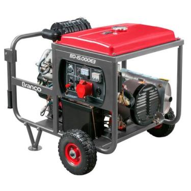 Imagem de Gerador de Energia a Diesel BD15000 Partida Elétrica 14kva 220V Trifás