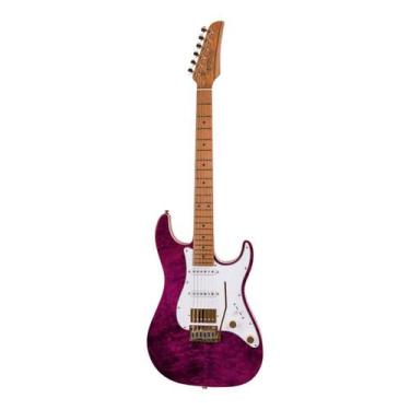 Imagem de Guitarra Seizi Katana Musashi Plus HSS Q. Amethyst Purple G.