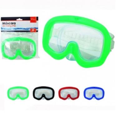 Imagem de Mascara de Mergulho Silicone Infantil Adulto Piscina Praia - Wellmix, 