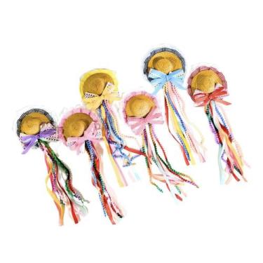Imagem de Laço com chapéu junino com presilha - Kurumim