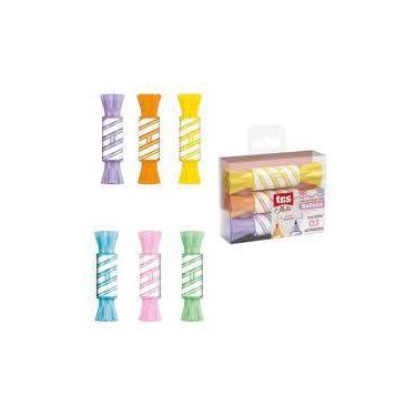 Imagem de Mini Marca Texto Balinha Tris - Conjunto com 3 Cores, Rosa