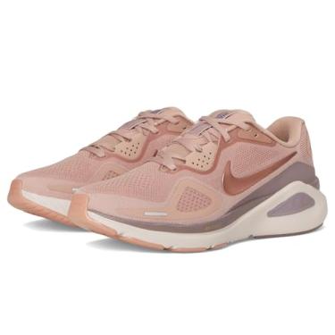 Imagem de Nike Tênis feminino Structure 26, Rosa/ouro rosa metálico/cinza acinzentado/vermelho silte, 35