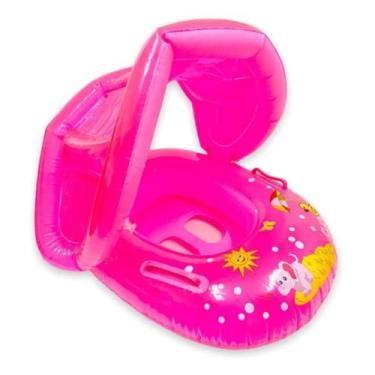 Imagem de Boia Bote Fralda Infantil Bebê Piscina E Cobertura Inflável - SUMER VE