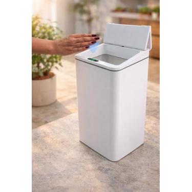 Imagem de Lixeira com Sensor 9L Automática Inteligente Cozinha Banheiro - Moreir