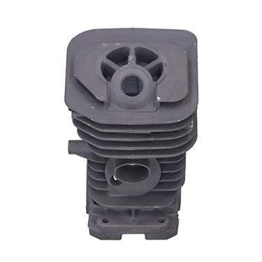 Imagem de AUNMAS Conjunto de rolamento de agulha cilíndrica, conjunto de pistões cilíndricos resistente ao desgaste de 40 mm com cambota para jardim para 136 137 141 142 para motosserra