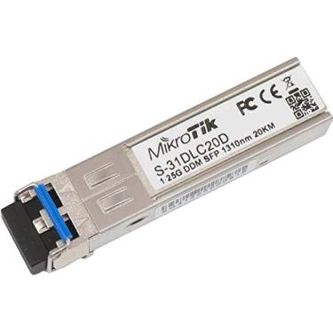 Imagem de Mikrotik Transceptor SFP 1,25 G 1310 nm 20 km Modo único