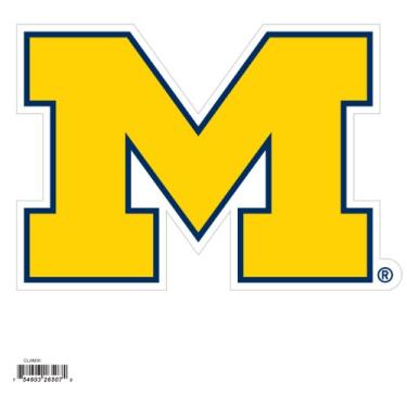 Imagem de NCAA Siskiyou Sports Fan Shop Michigan Wolverines Logo Ímãs Folha 20 cm Cor do time
