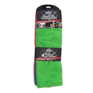 Imagem de Pano De Microfibra Conjunto Com 04 Unidades Rodabrill