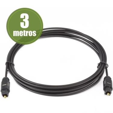 Imagem de Cabo Audio Optico Digital Toslink C/ 3 Mts