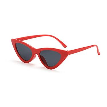 Imagem de Óculos de sol retrô preto olho de gato sexy armação pequena lado estreito moda verão moda feminina sombras moda streetwear óculos UV400,10, outros