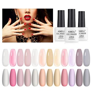 Imagem de AIMEILI Hema Free Esmaltes em Gel Kit, Esmlates de Unhas Nail Gel Soak Off U V Gel Conjunto De Esmaltes 12pcs X 8ml - Kit Set 3