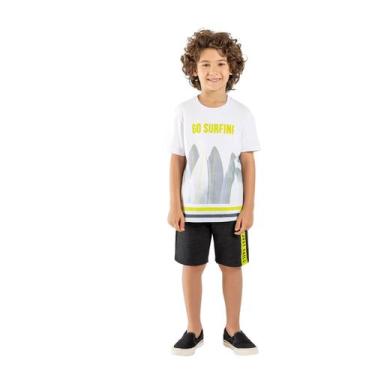 Imagem de Conjunto Teen Masculino Camiseta + Bermuda Lemon