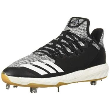 Imagem de adidas Chuteiras de beisebol masculinas Icon 4 Metal F36439 preto/carbono/branco - Pick Sz, Preto/branco nuvem/carbono, 10