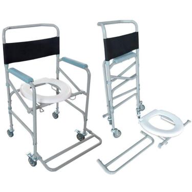 Imagem de Cadeira De Banho Higiênica Dobrável E Desmontável D40