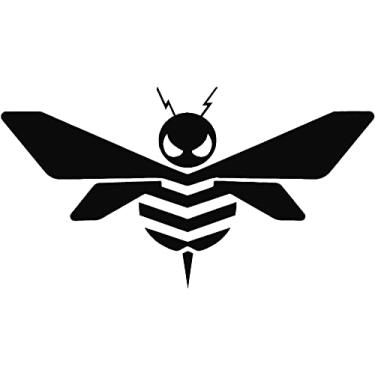 Imagem de TAMZAM - Adesivo de vinil com símbolo dos Transformers Bumble Bee Preto Carros Caminhões Vans SUV Laptops Paredes Vidro Metal - 14 cm