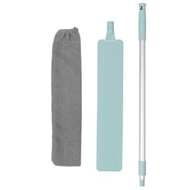 Imagem de Limpador de pó retrátil, espanador de microfibra flexível para fendas sob móveis e eletrodomésticos, ferramenta de limpeza de microfibra extensível dobrável e lavável para limpeza de móveis de sofá-ca