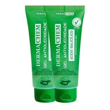 Imagem de Kit 2 Gel Facial Antioleosidade Ácido Salicílico, 100g, tb, Dermachem