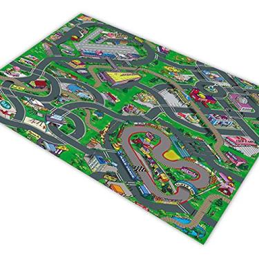 Imagem de Pista Para Carrinhos Grande Cidade Trilhos Viaduto